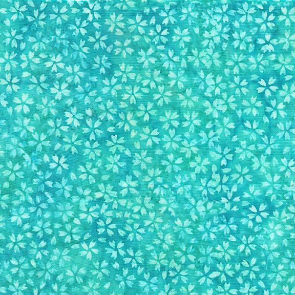 Petal Floral-Teal Sea Glass