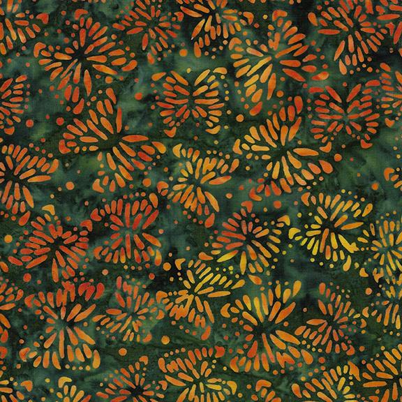 Tossed Butterflies-Green Pineneedle