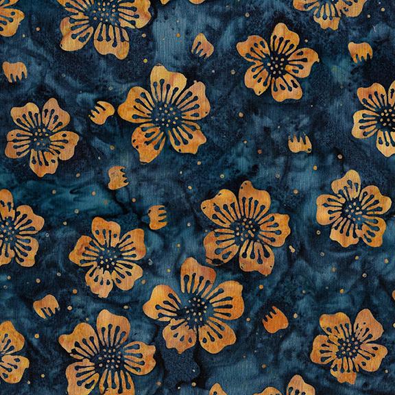 Medium Floral-Blue Marine