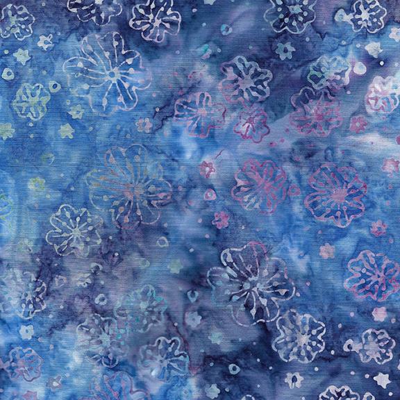 Small Floral-Multi Blue Purple