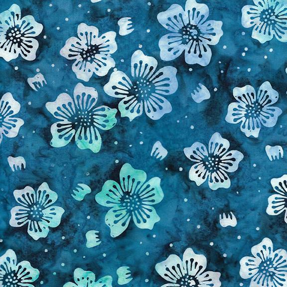 Medium Floral-Blue Azure