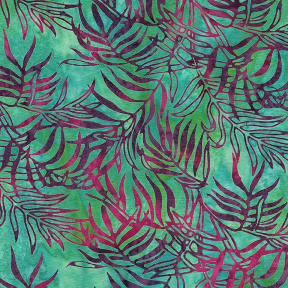 Palm Cluster-Teal Bermuda