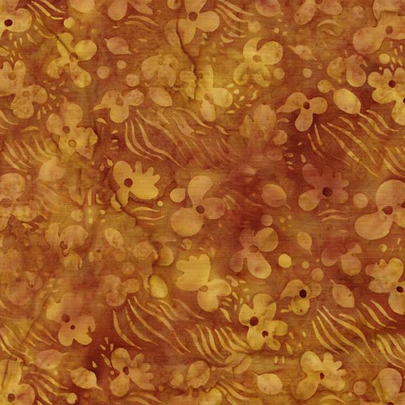 Floral Drift-Brown Cinnamon