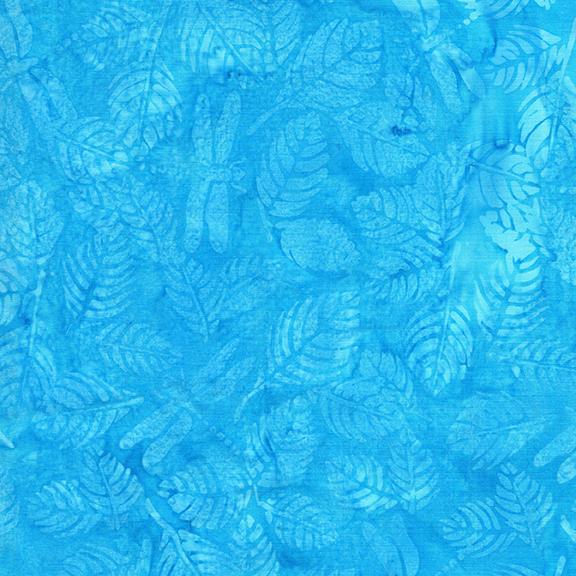 Dragonfly Leaves-Teal Surf