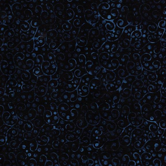 Dot Swirl-Blue Midnight Blue