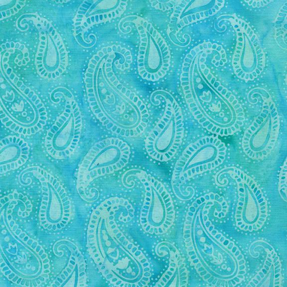 Paisley-Teal Aqua