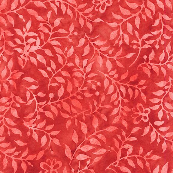 Butterfly & Leaves-Red Tangy