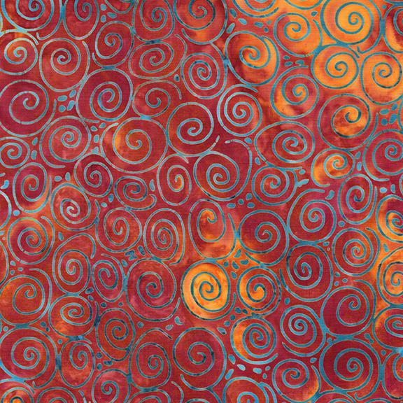 Spiral-Orange Vermillion
