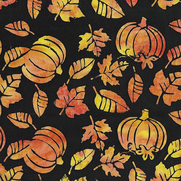 Pumpkin Leaves-Black Slate