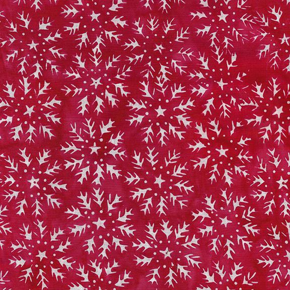 Snowflake Circles-Red Paprika