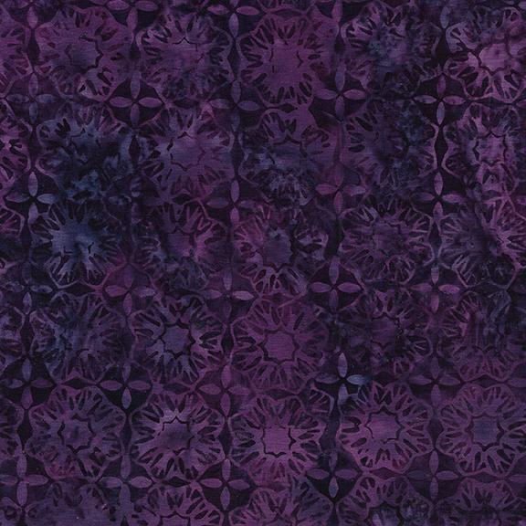 Square Flower-Purple Merlot