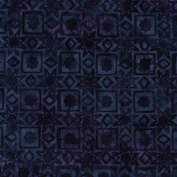 Star Pattern-Multi Blue Purple