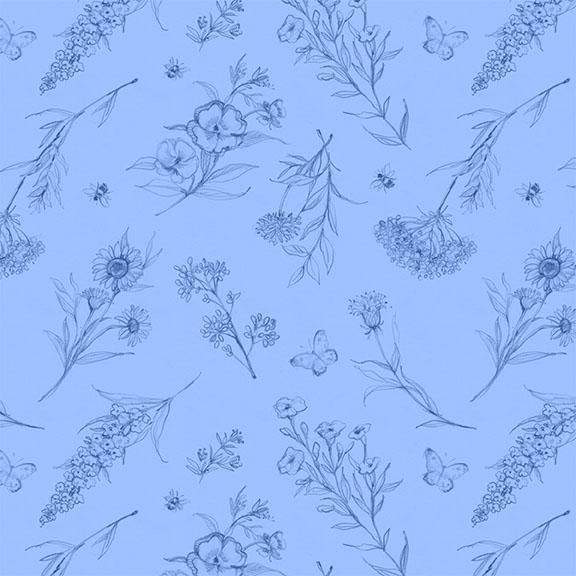 Wildflowers-Blue
