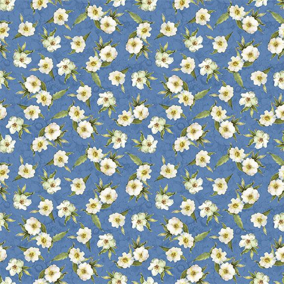 Small Floral-Blue