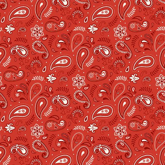 Paisley-Red