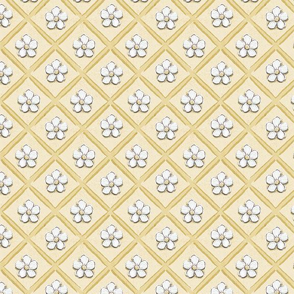 Floral Grid-Yellow