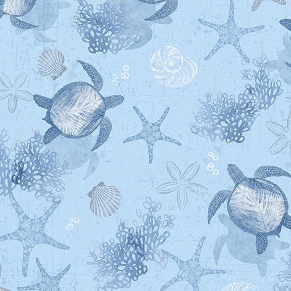 Sea Creatures-Blue