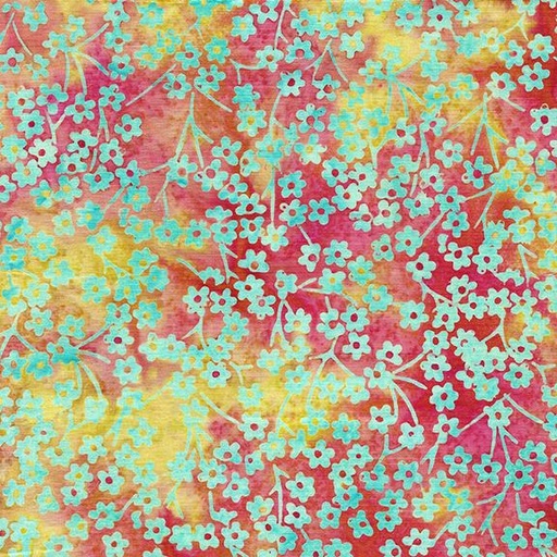 [112311810] Round Flower Stems-Multi Pink Orange Sunset