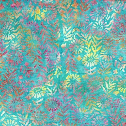 [112312915] Flower Field-Teal Sea Glass