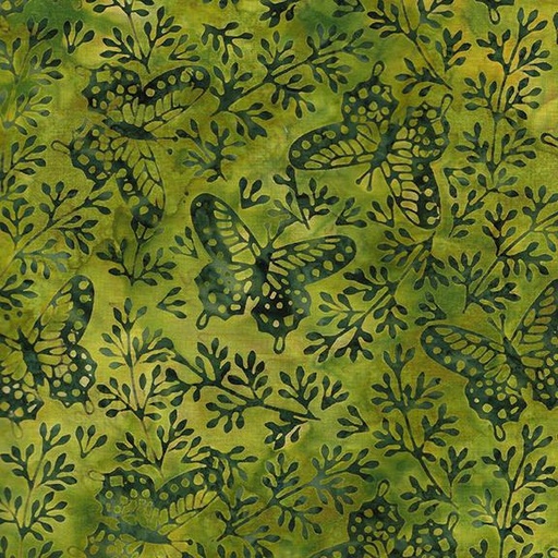 [712402630] Butterflies and Leaves-Green Lemongrass