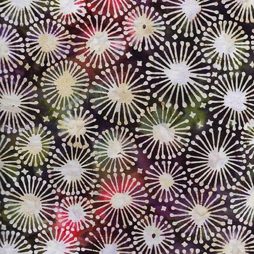 [712406852] Dandelion-Multi Red Teal Gold