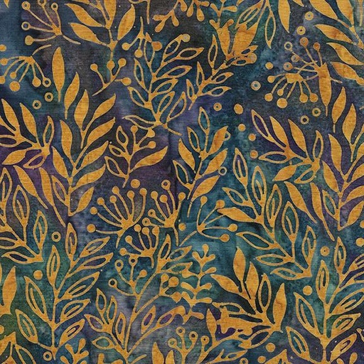 [112419828] Leaves with Dandelion-Multi Blue Purple