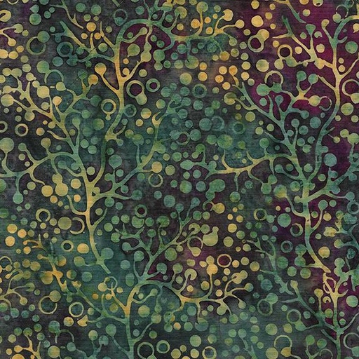 [112426845] Vine Dot-Multi Green Purple Mardi Gras