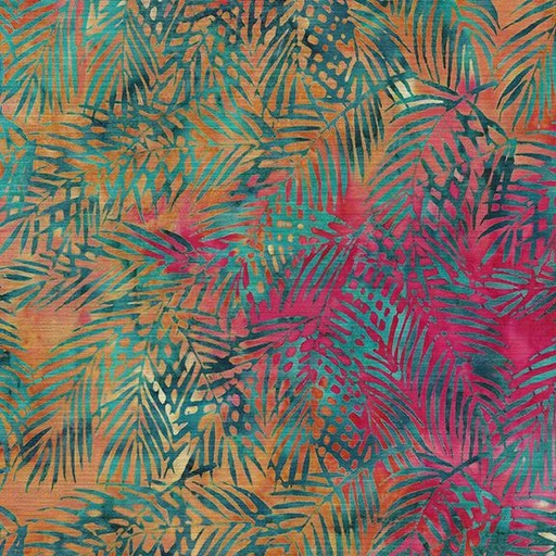 [112413970] Tossed Palm-Teal Parakeet