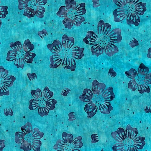 [712409527] Medium Floral-Blue Waterfall