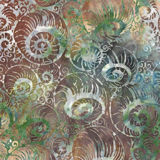[512406817] Abstract Nautilus-Multi Red Blue Dusty