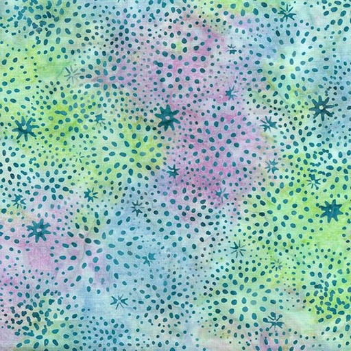 [712413851] Dandelion Burst-Multi Turquoise Green