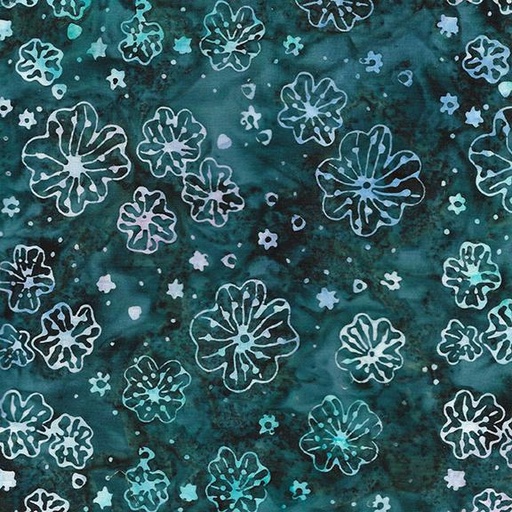 [712410960] Small Floral-Teal