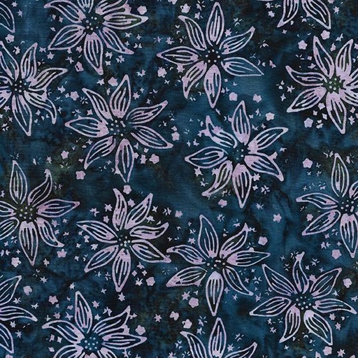 [712414997] Large Floral -Teal Bridgewater