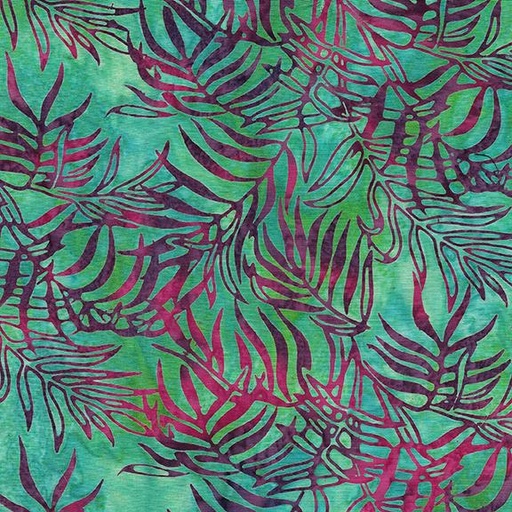 [112415975] Palm Cluster-Teal Bermuda