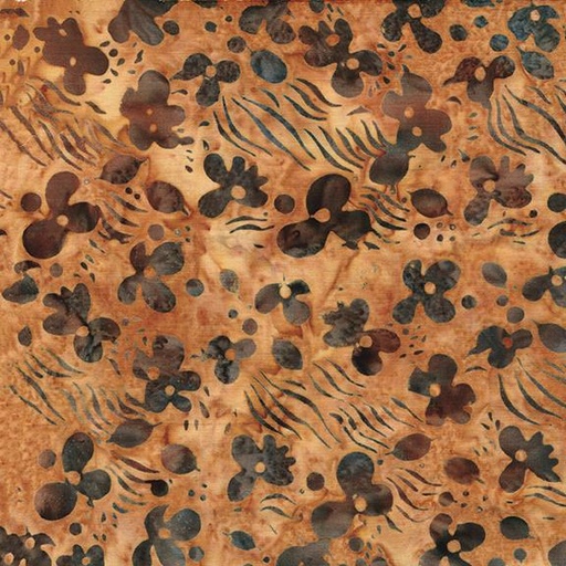 [712524067] Floral Drift-Brown Toast