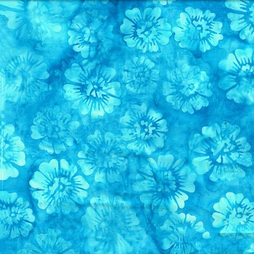 [712525940] Floral Tossed-Teal Surf