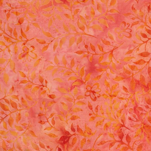 [112508253] Butterfly & Leaves-Orange Tangerine