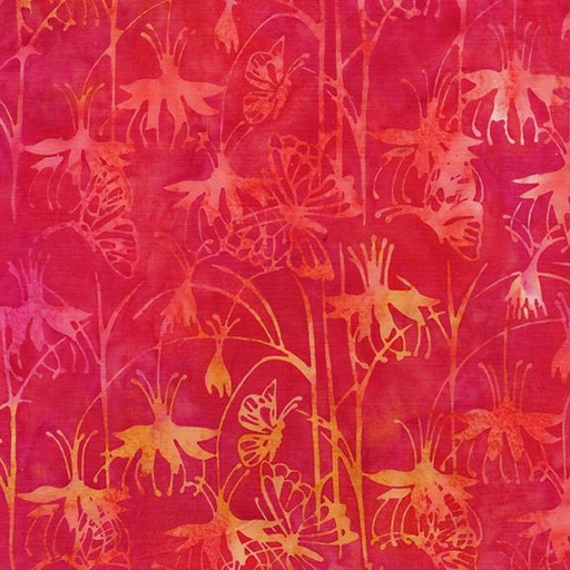 [112502872] Fuchsia Butterfly-Multi Orange Pink