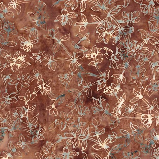 [812504083] Floral Vine-Brown Java