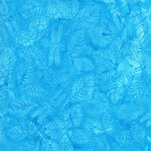 [112505940] Dragonfly Leaves-Teal Surf