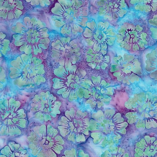 [712525850] Floral Tossed-Multi Purple Green Flourite