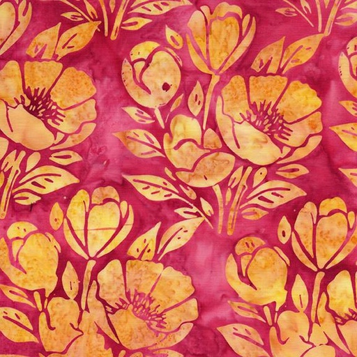 [712507801] Poppies Main-Multi Pink Yellow