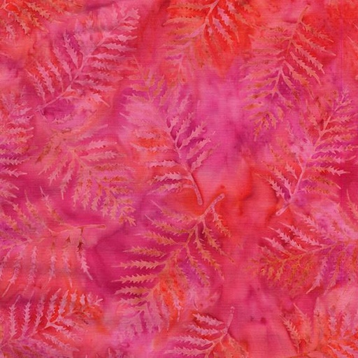 [712511810] Fern-Multi Pink Orange Sunset