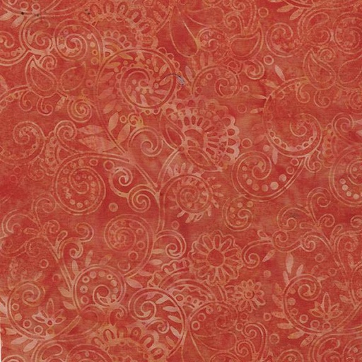[112516266] Floral Paisley-Orange Tiger