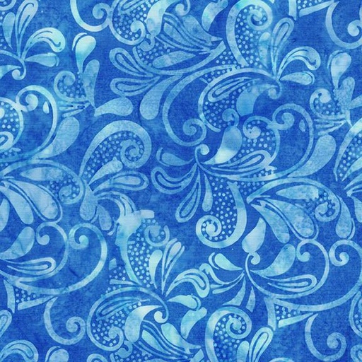 [112510520] Lg Paisley Swirl-Blue Powder Blue