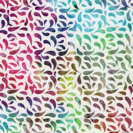 [112515823] Paisley Petals-Multi Yellow Pink Blue Jellybean