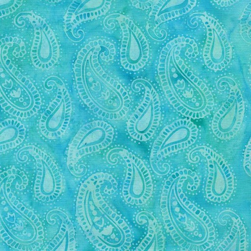 [112512905] Paisley-Teal Aqua