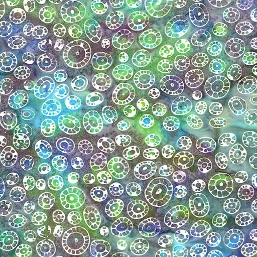 [712505845] Amoebic Shapes-Multi Green Purple Mardi Gras