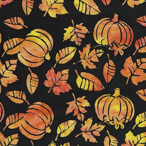 [122367790] Pumpkin Leaves-Black Slate