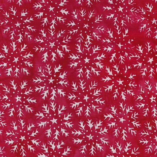 [122328350] Snowflake Circles-Red Paprika